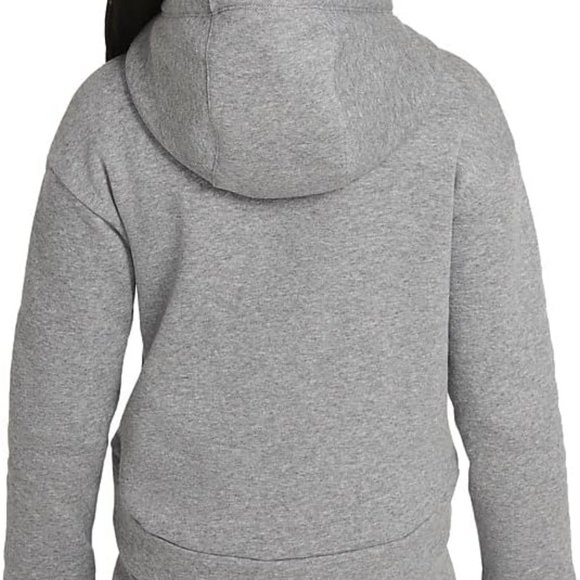 Nike sweatshirt - gray with pink logo - kids size L - Picture 2 of 4